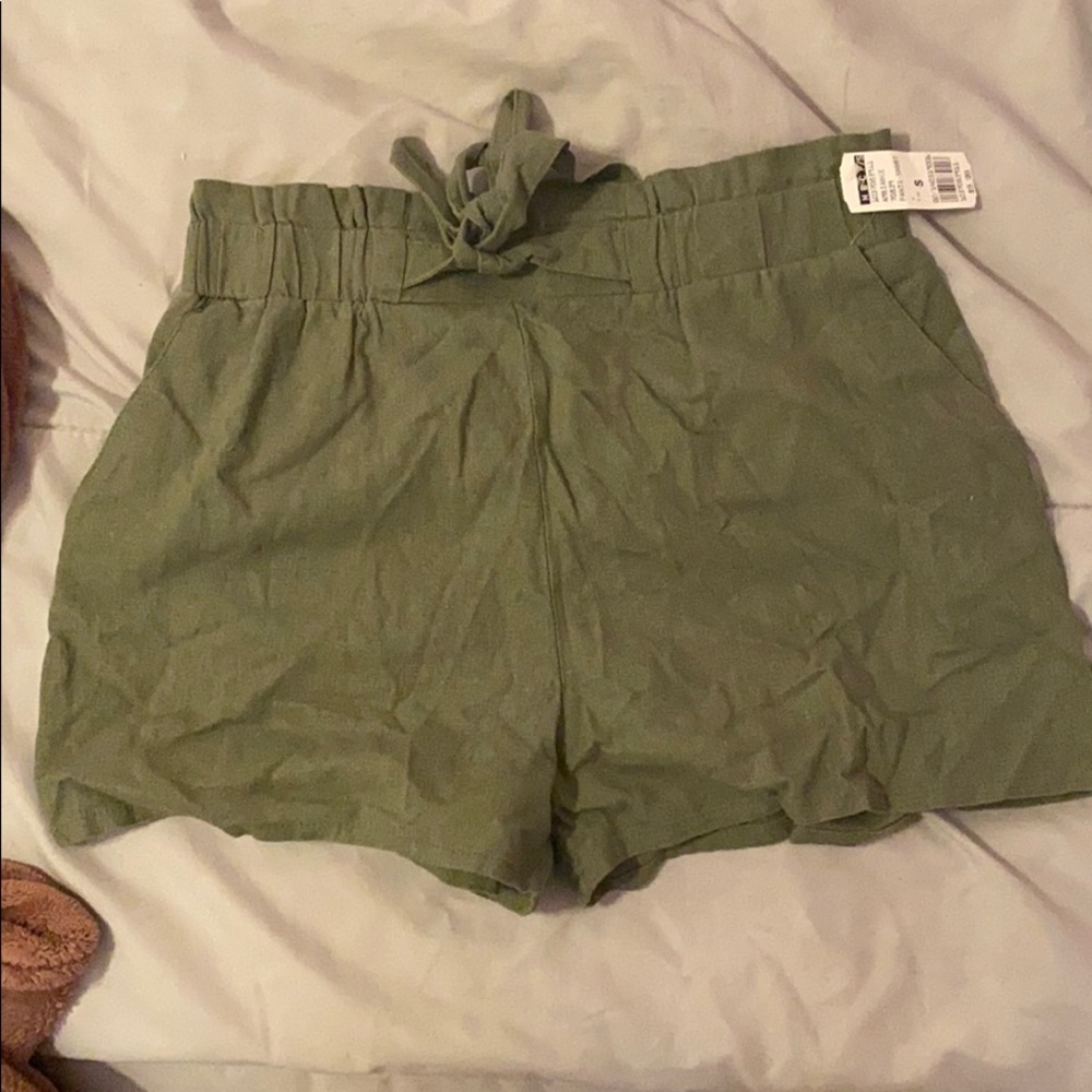 Green shorts